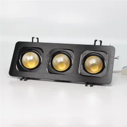 Светодиодный светильник встраиваемый 98.1 series black housing BW159 (15W,220V,day white)