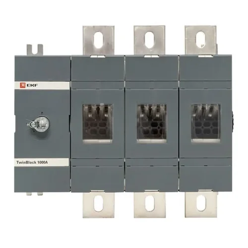 Рубильник 3п 1000А без рукоятки управления TwinBlock PROxima EKF tb-s-1000-3p - фото 2