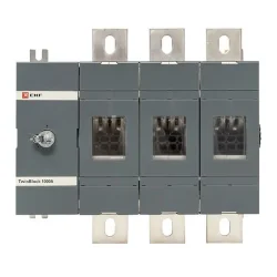 Рубильник 3п 1000А без рукоятки управления TwinBlock PROxima EKF tb-s-1000-3p