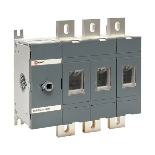 Рубильник 3п 1000А без рукоятки управления TwinBlock PROxima EKF tb-s-1000-3p - фото