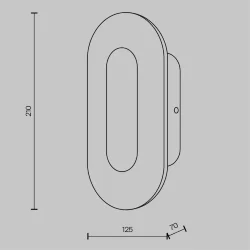 Настенный светильник (бра) Ply 3000К 10Вт (Латунь)