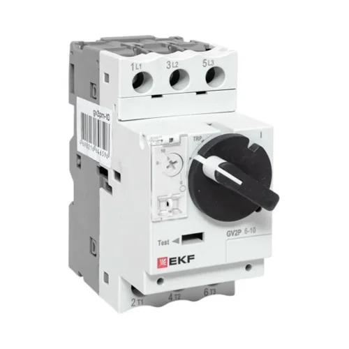 Выключатель автоматический для защиты двигателя GV2P 6.3-10А EKF gv2pm-10 - фото