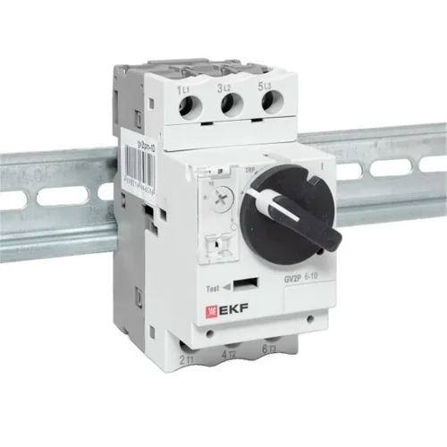 Выключатель автоматический для защиты двигателя GV2P 6.3-10А EKF gv2pm-10 - фото 2