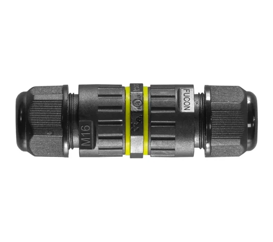 Муфта соединительная для 2-х кабелей 3pin/3pin, M16, винтовые зажимы, IP68 - фото 2