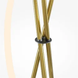 Напольный светильник (торшер) Crochet 3000К 36Вт (Латунь)