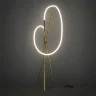 Напольный светильник (торшер) Crochet 3000К 36Вт (Латунь) - фото 4
