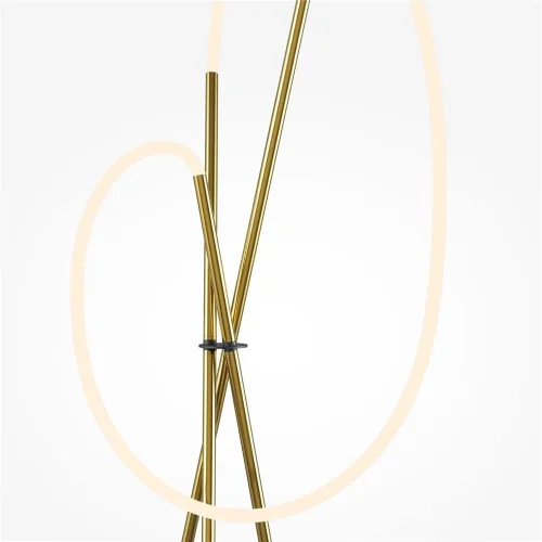 Напольный светильник (торшер) Crochet 3000К 36Вт (Латунь) - фото 6