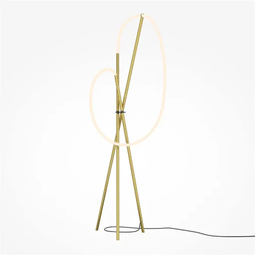 Напольный светильник (торшер) Crochet 3000К 36Вт (Латунь) - фото 10