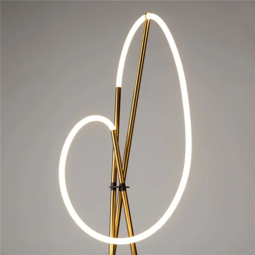 Напольный светильник (торшер) Crochet 3000К 36Вт (Латунь) - фото 11