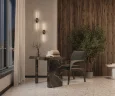 Настенный светильник (бра) Ренессанс / Renaissance 3000К 7Вт (Черный) MOD256WL-L5BS3K3 - фото 12