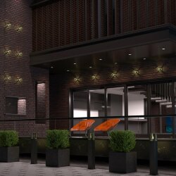 Светильник ландшафтный настенный/потолочный «Novotech» 370958, серия: VISIO