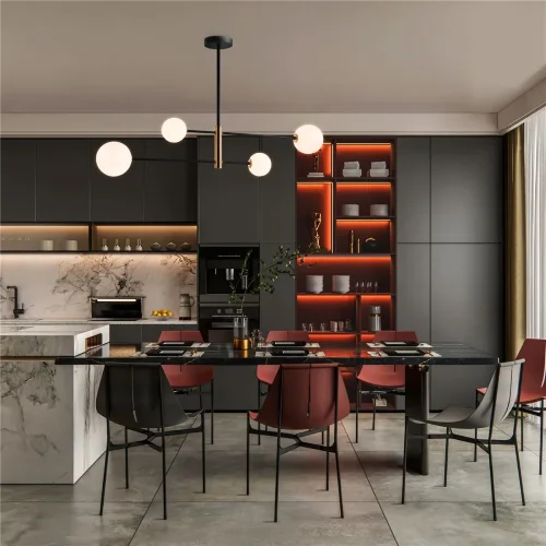 Потолочный светильник Freya FR5376CL-04B (Черный) - фото 11