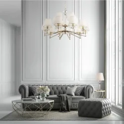 Настольный светильник Beira E27х1 60Вт (Никель)