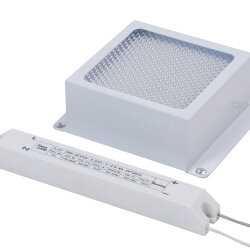 Универсальный офисный светодиодный светильник Грильято 6 Вт IP20 100x100x40 мм 3000K Призма