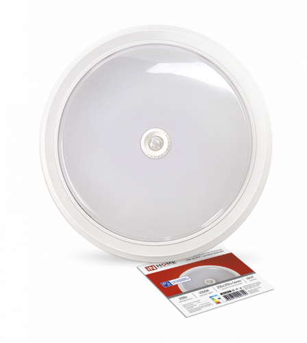 Светильник светодиодный СПБ-2Д-КРУГ 20Вт 230В 4000К 1400Лм 250мм с настраиваемым датчиком белый IN HOME - Фото