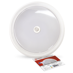 Светильник светодиодный СПБ-2Д-КРУГ 20Вт 230В 4000К 1400Лм 250мм с настраиваемым датчиком белый IN HOME