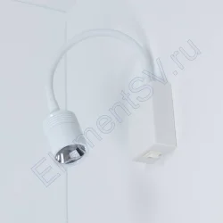 Светильник светодиодный прикроватный DH18 (220V, 5W, warm white, белый корпус)