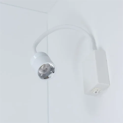 Светильник светодиодный прикроватный DH18 (220V, 5W, warm white, белый корпус) - фото III