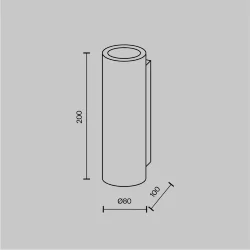 Настенный светильник (бра) Parma GU10х2 5Вт IP 20 (Белый)