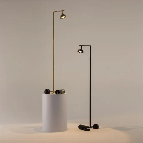 Напольный светильник (торшер) Pikant 3000К 13Вт (Латунь) - фото 12