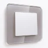 Выключатель одноклавишный (белый матовый) W1110061 - фото 2
