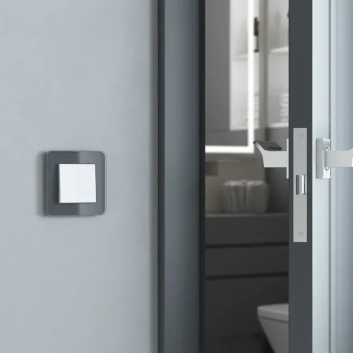 Выключатель одноклавишный (белый матовый) W1110061 - фото 6