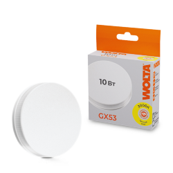 Светодиодная лампа WOLTA 25Y75R10GX53 10Вт 3000K GX53