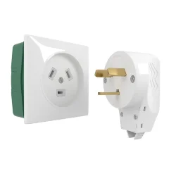 Силовая розетка с вилкой 32А 250В (белый) W1189201