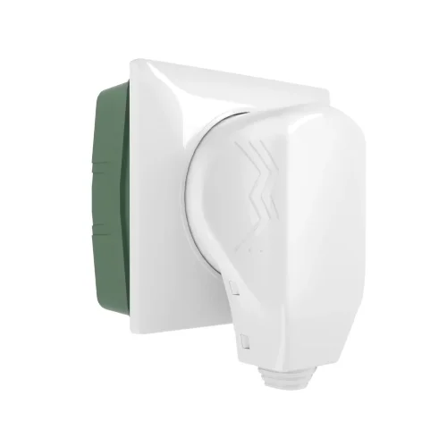 Силовая розетка с вилкой 32А 250В (белый) W1189201 - фото 2