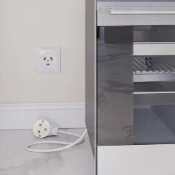 Силовая розетка с вилкой 32А 250В (белый) W1189201