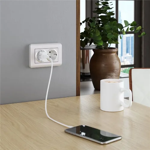 Рамка из поликарбоната для двойной розетки Stream перламутровый W0082113 - фото 2