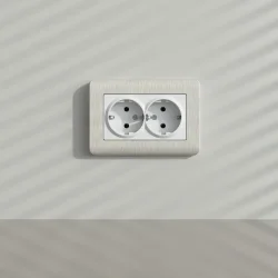 Рамка из поликарбоната для двойной розетки Stream перламутровый W0082113