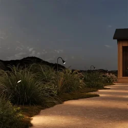 Ландшафтный светильник Barb 3000K 3Вт IP 65 (Матовый Черный)