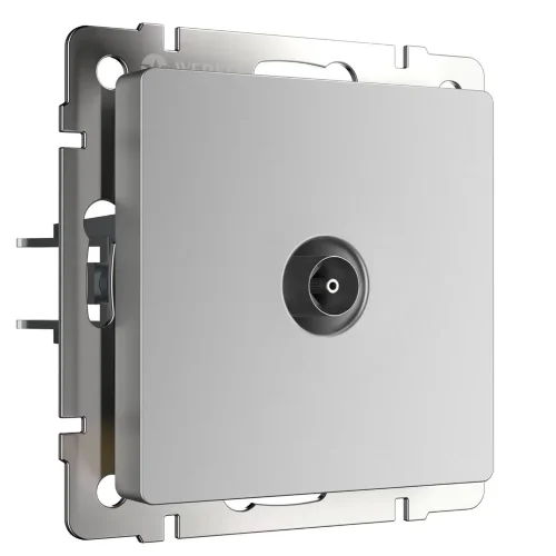 ТВ-розетка проходная серебряный W1184006 - фото