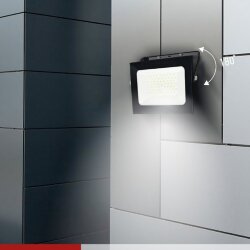 Прожектор светодиодный СДО-7 100Вт 230В 6500К IP65 черный IN HOME