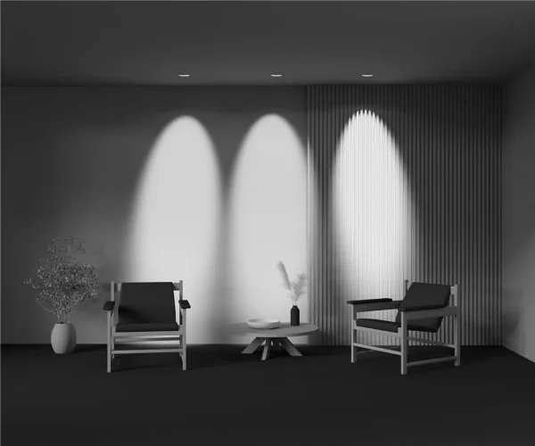 Встраиваемый светильник Lens 12Вт 4000К 70° (Белый) - фото 4