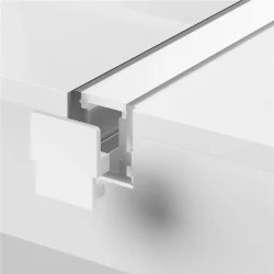 Алюминиевый профиль встраиваемый в пол 26x26 (Серебро, 2 м), ALM-2626-S-2M 636016 (Серебро)