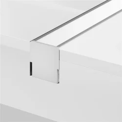 Алюминиевый профиль встраиваемый в пол 26x26 (Серебро, 2 м), ALM-2626-S-2M 636016 (Серебро) 636016