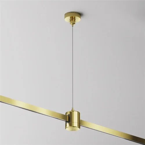 Подвес тросовый Hang с прямым коннектором питания Flarity латунь (Латунь) - фото 2