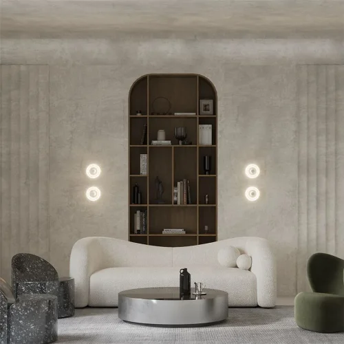 Настенный светильник (бра) Amulet 4000К 2Вт (Хром) - фото 5