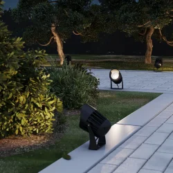 Светильник садово-парковый поворотный Landscape черный 35186/S (069768)