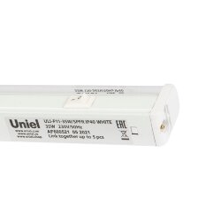 ULI-P11-35W-SPFR IP40 WHITE Светильник для растений светодиодный линейный, 1150мм, выкл, на корпусе, Спектр для фотосинтеза, TM Uniel
