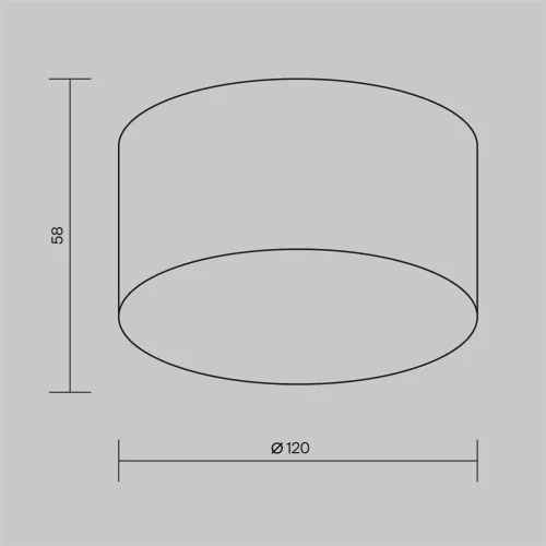 Потолочный светильник Zon IP 3000K 15Вт IP 65 (Белый) - фото 2