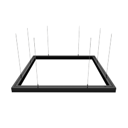 Светильник WOLTA PRO КОНТУР КВАДРО ДСО03-144-101-3К-Ч Матовый