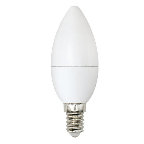 LED-C37-6W-WW+NW-E14-FR PLB01WH Лампа светодиодная, Форма свеча, матовая, Серия Bicolor, Теплый белый свет Белый свет. - фото 1