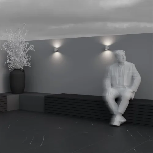 Настенный светильник (бра) Orbit 3000К 6Вт IP 54 (Белый) - фото 5