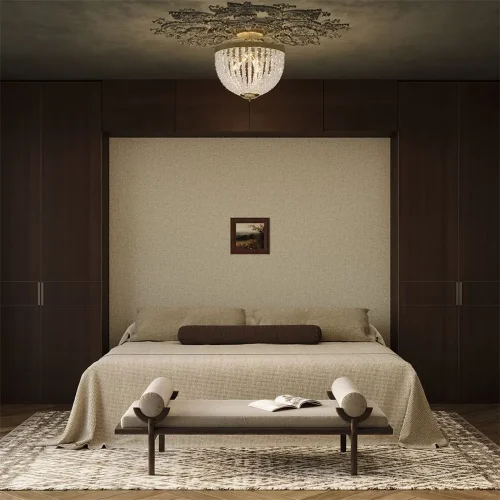 Потолочный светильник Intrigue E14х3 (Латунь) - фото 6