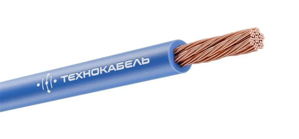 Провод ПуГВнг(А)-LS 1х6 450/750В С (бухта) (м) Технокабель 00-00149360 - фото
