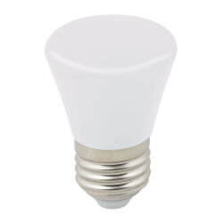 LED-D45-1W-6000K-E27-FR-С BELL Лампа декоративная светодиодная, Форма Колокольчик, матовая, Дневной свет 6000K, Картон.