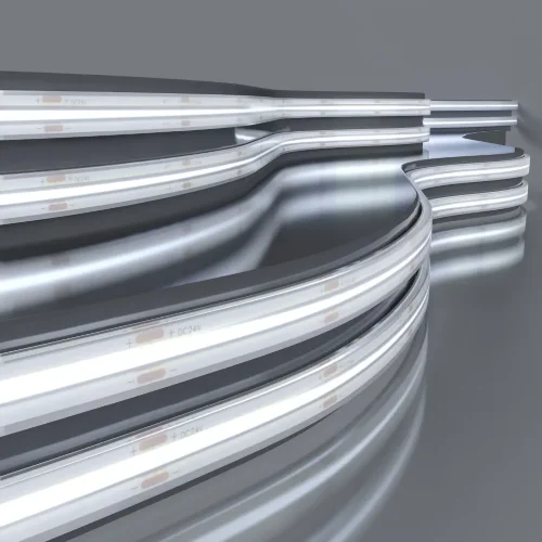 Лента светодиодная 480Led 14W IP68 6500K холодный белый, 5м COB 24V 480Led 14W IP68 - фото